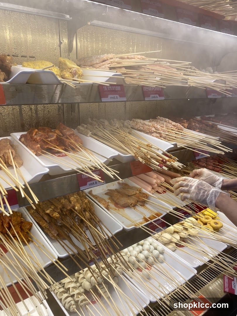 Skewered Foods Display