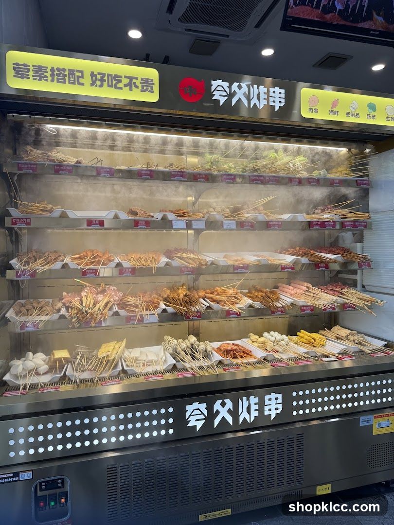 Fried Skewers Display