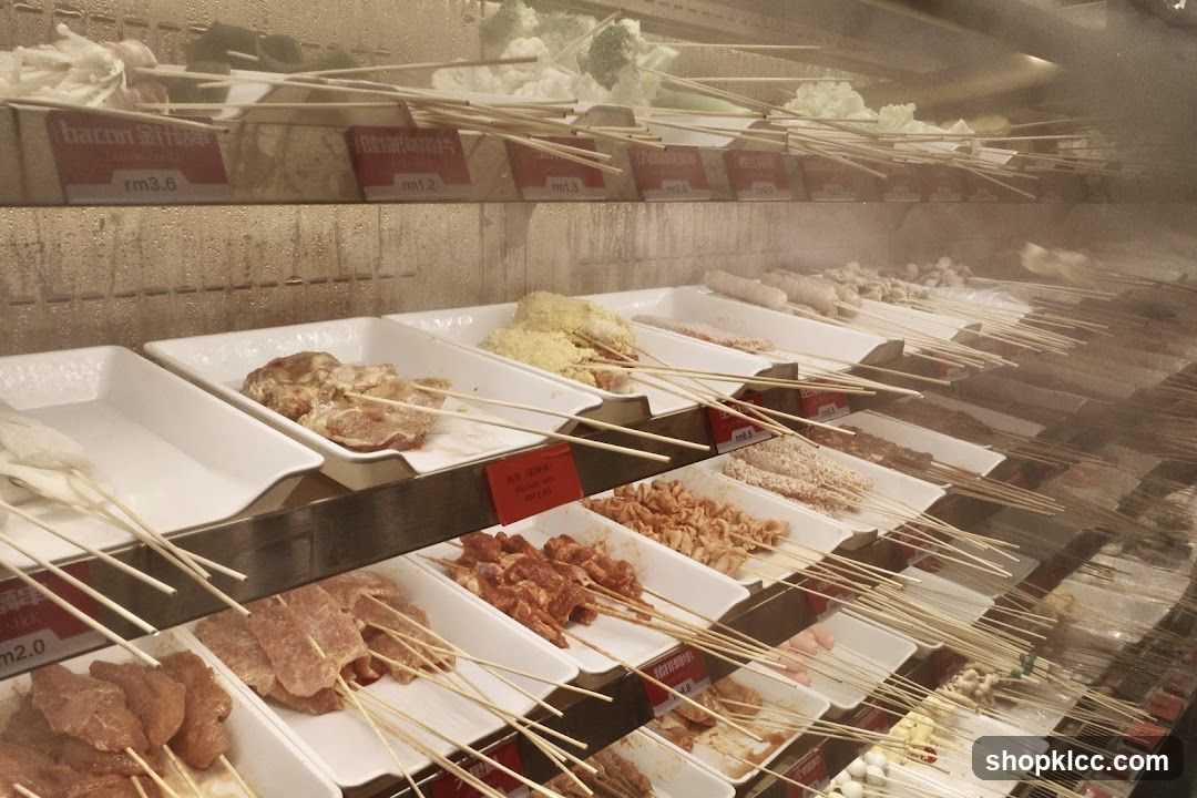 Skewered Foods Display