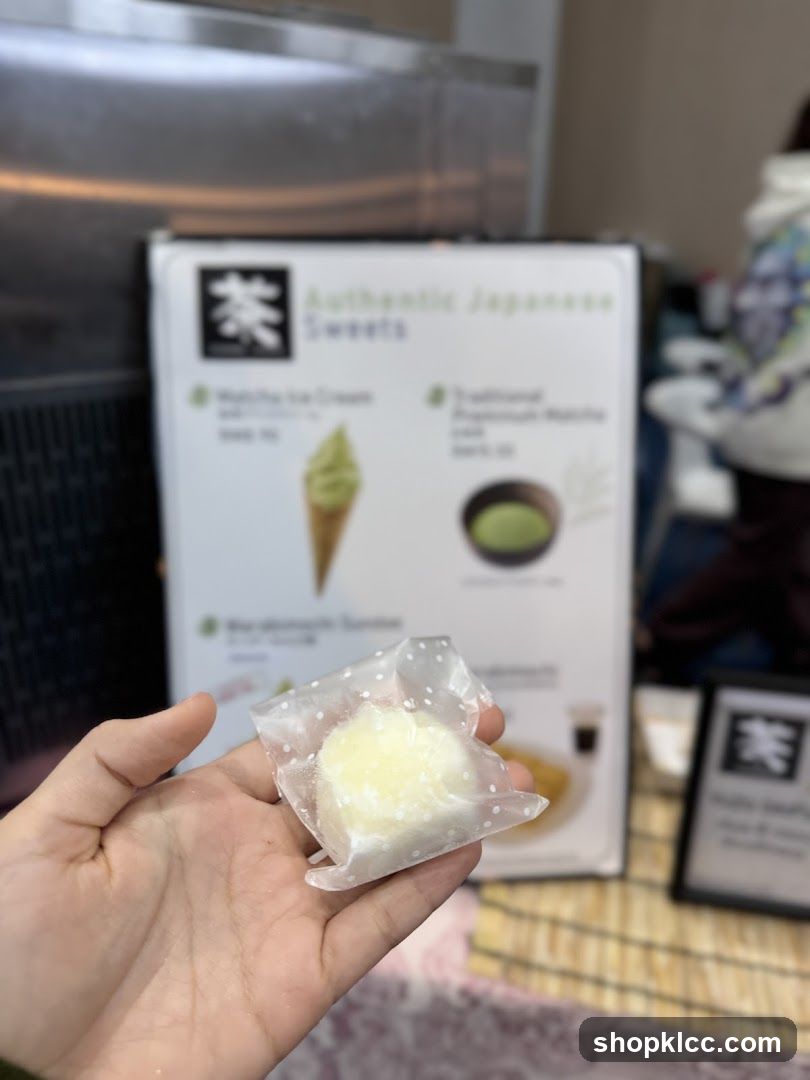 Authentic Japanese Sweets Menu