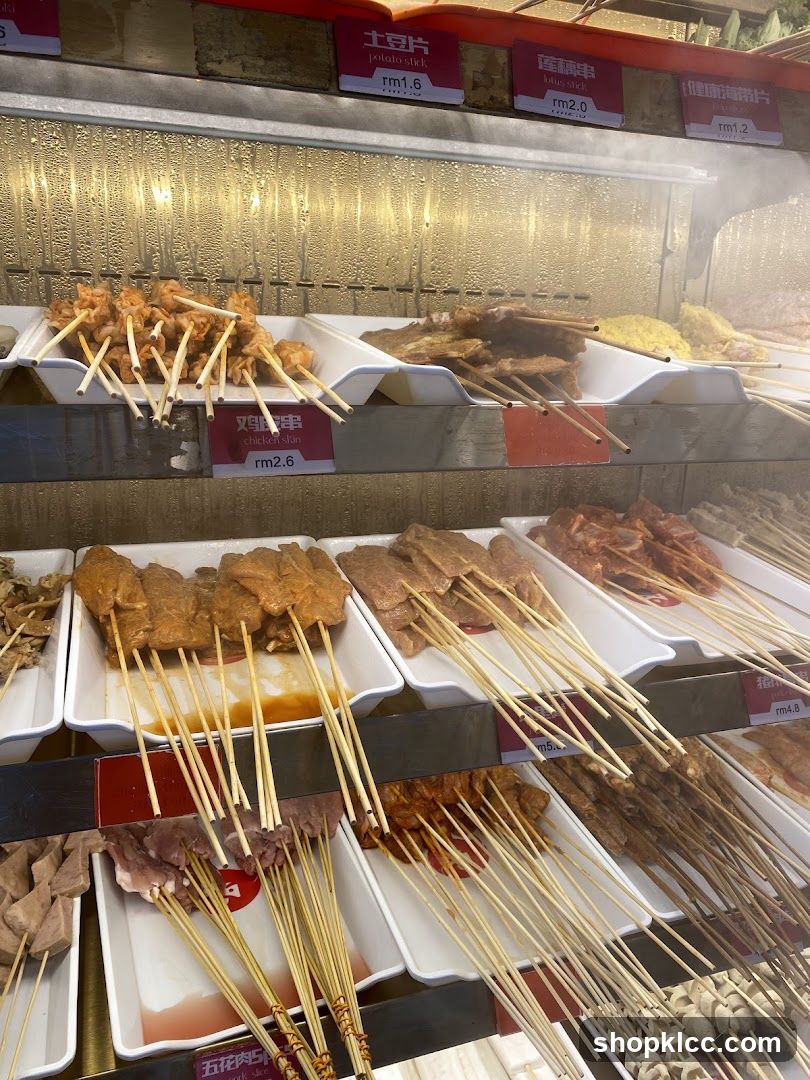 Skewered Foods Display