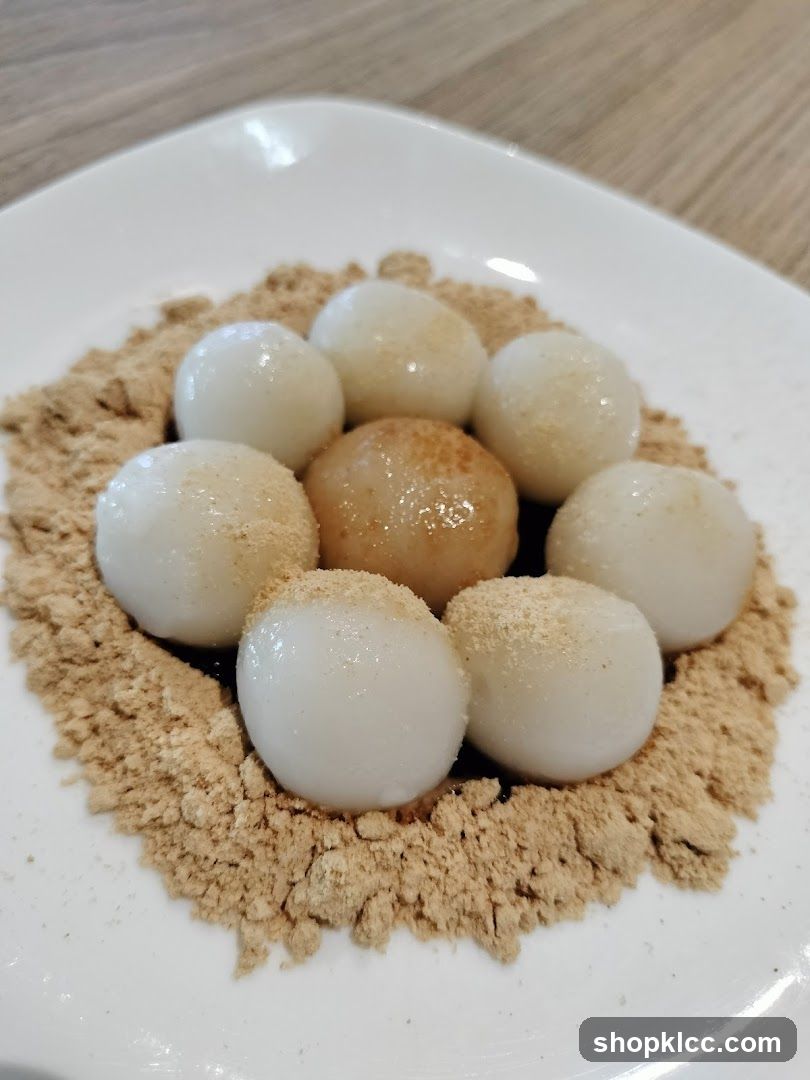 Mochi with Kinako