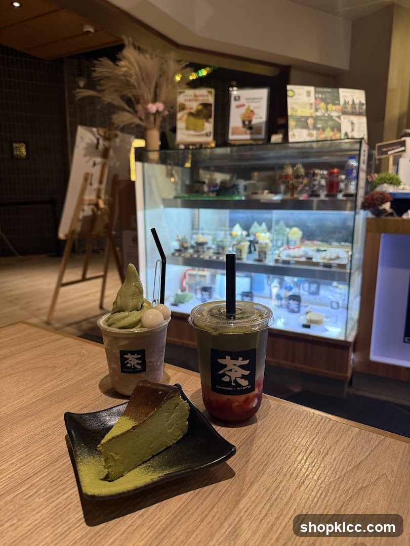 Matcha Desserts and Drinks