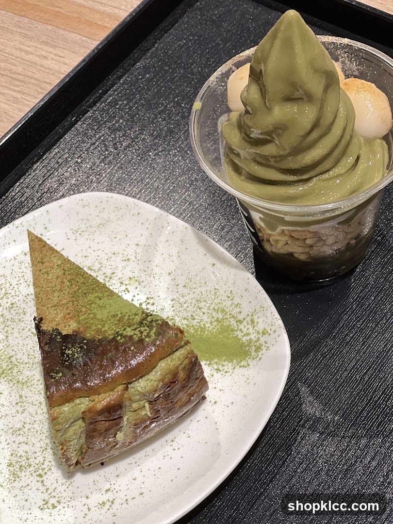 Matcha desserts