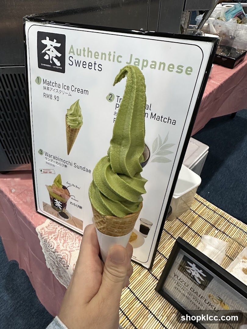 Authentic Japanese Sweets Menu