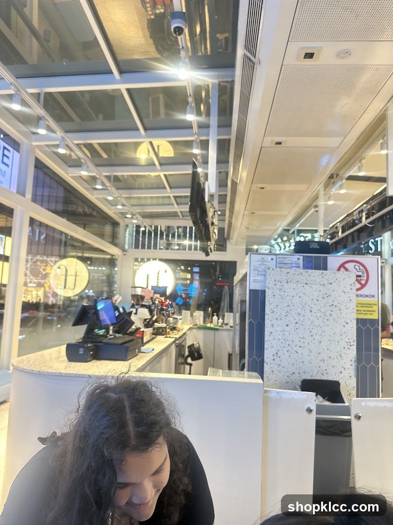 Interior of a modern cafe or shop