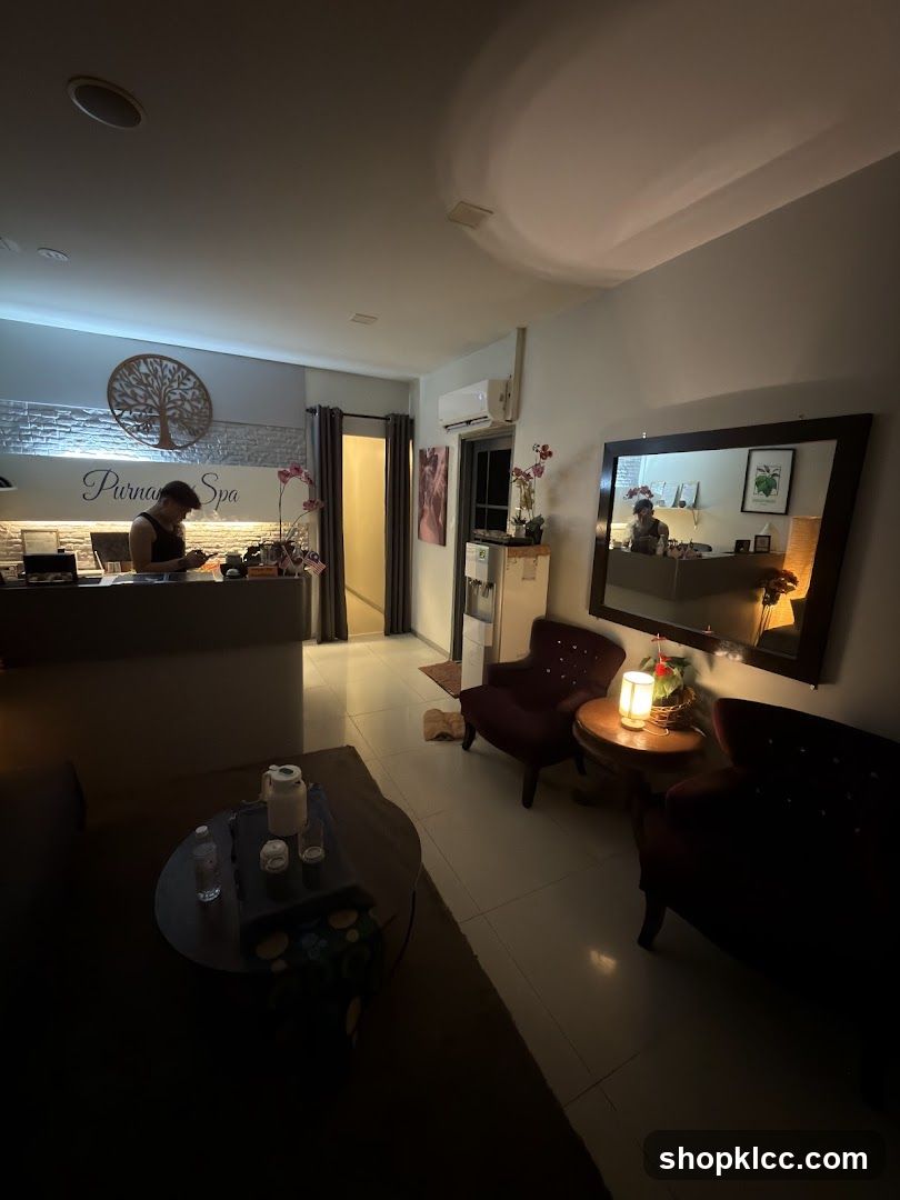 Interior of a spa or wellness center
