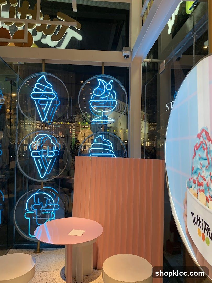 Tutti Frutti Ice Cream Shop Front