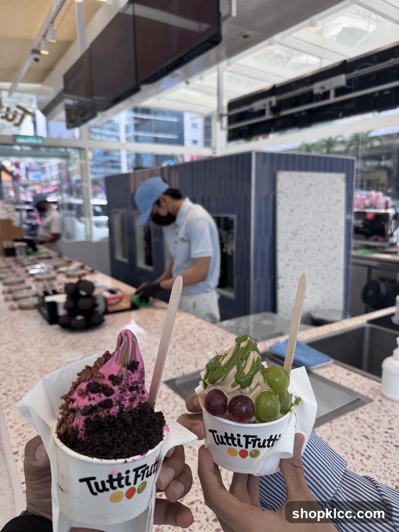 Tutti Frutt Dessert Shop Interior