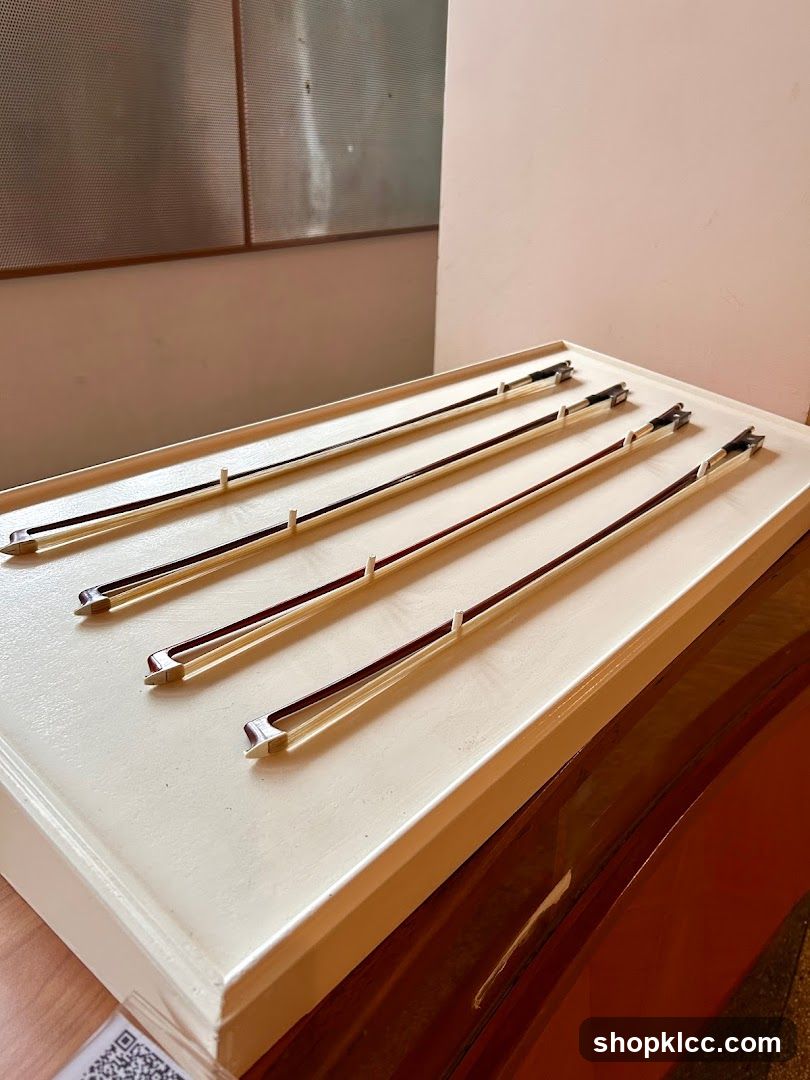 Violin Bows Display