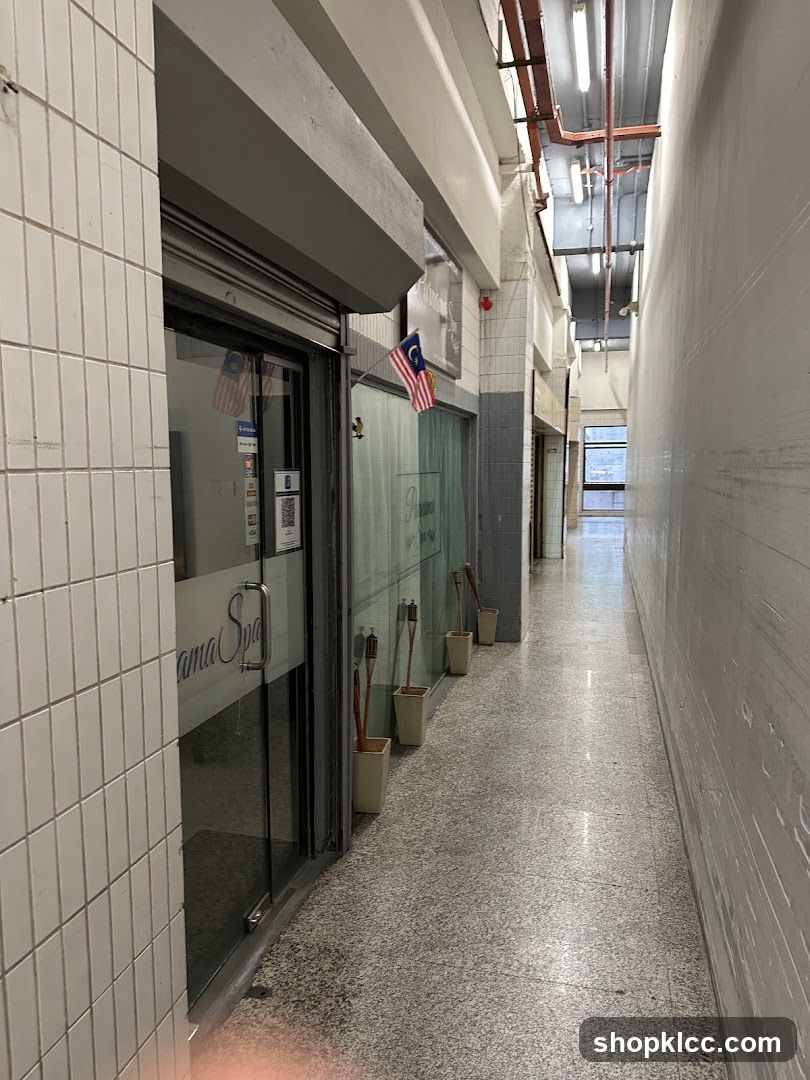 Corridor with Shop Entrance