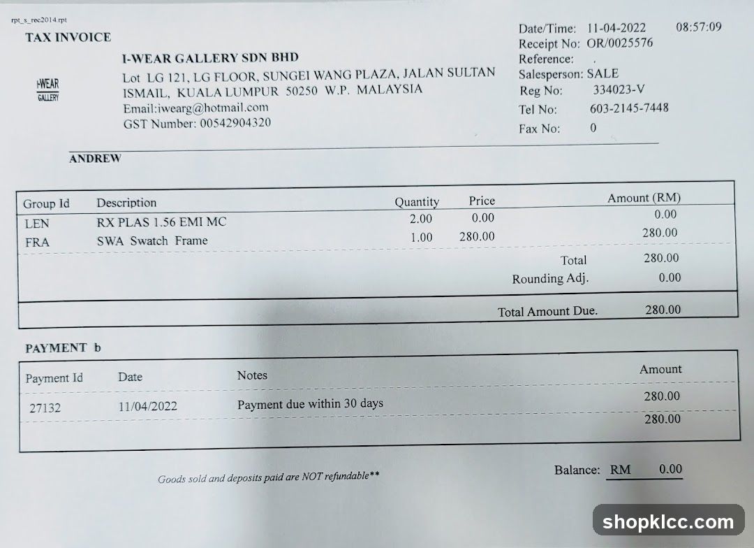 Tax Invoice