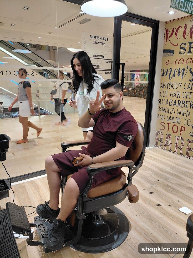 Barber Shop Interior Scene
