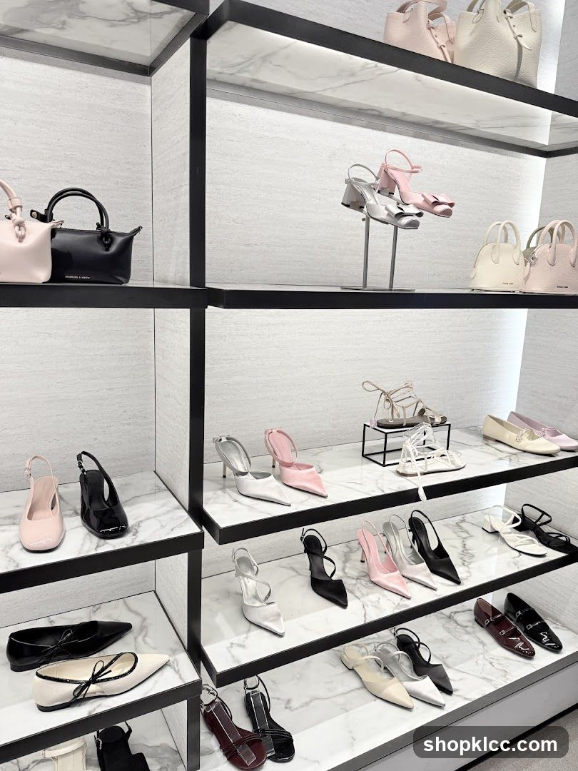 Shoe and Handbag Display