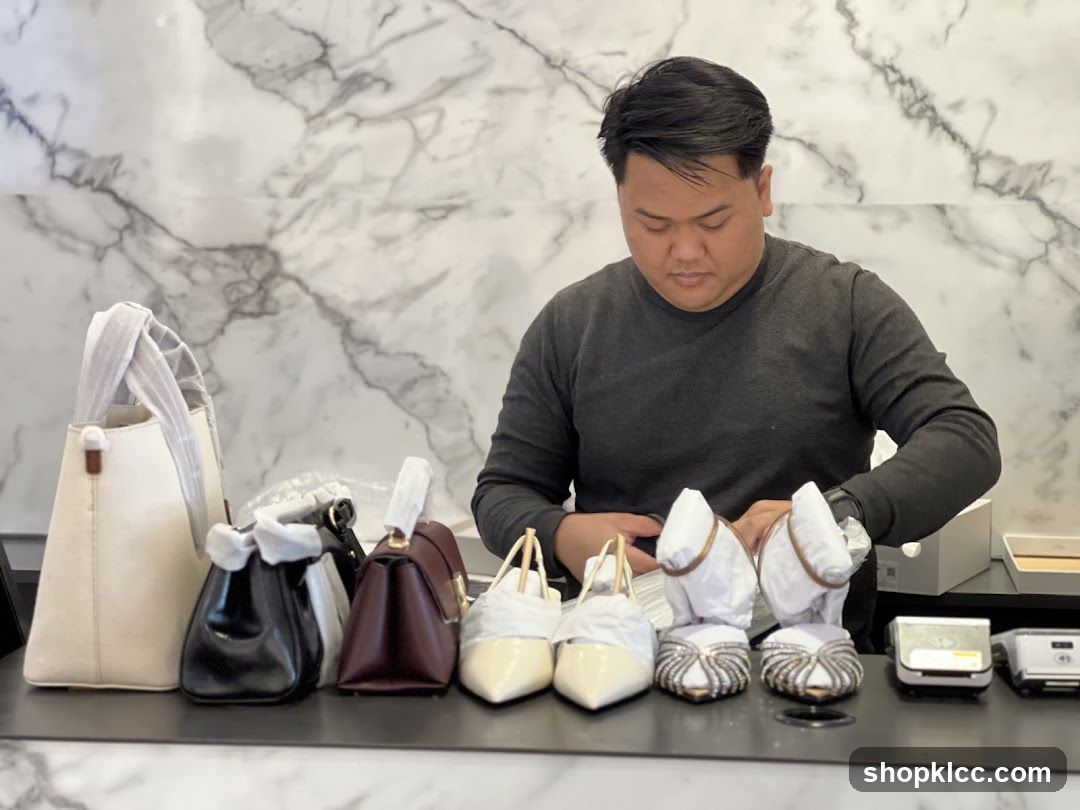 Shoe and Bag Display