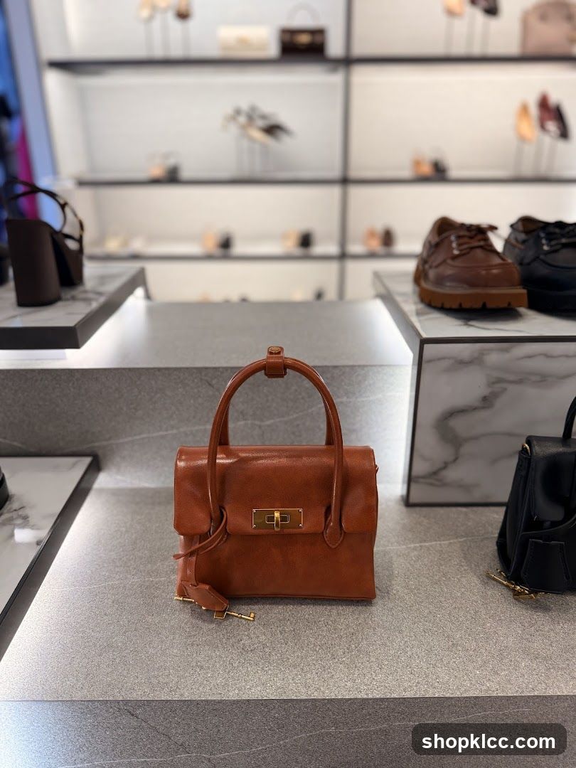 Leather Handbag Display