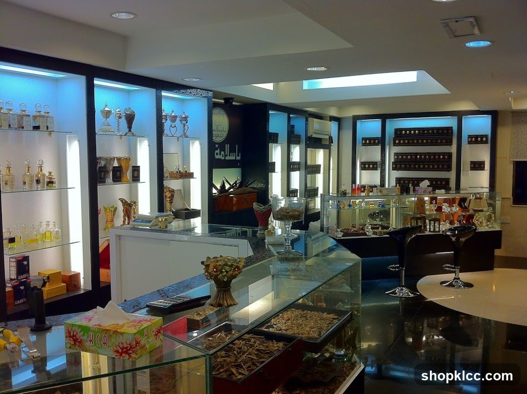 Interior of a Spice and Perfume Shop