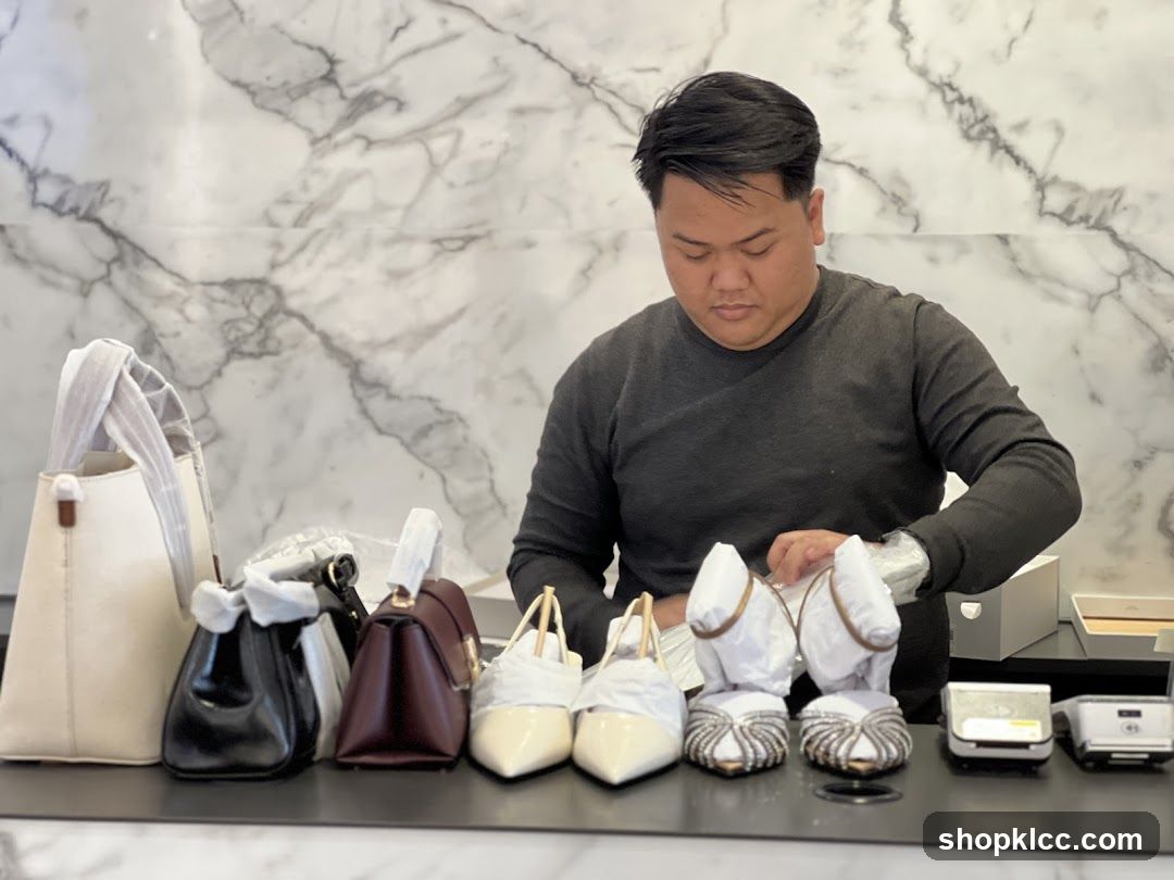 Shoe and Handbag Display