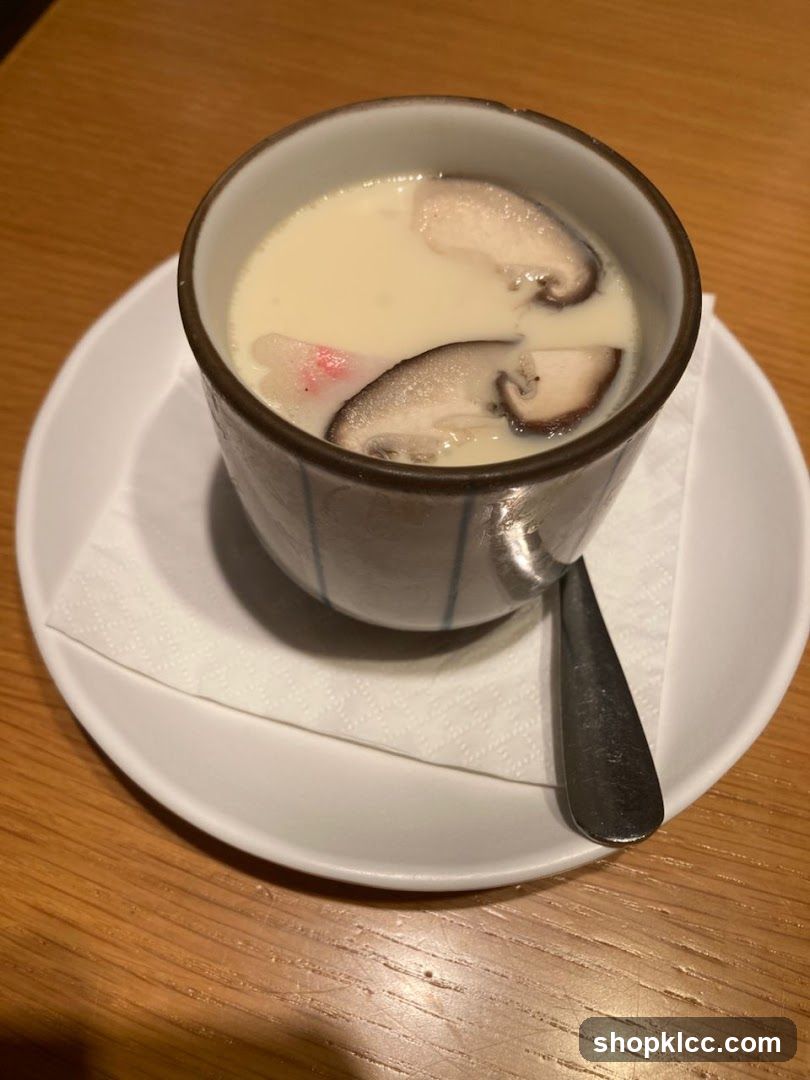 Mushroom Soup in Ceramic Cup