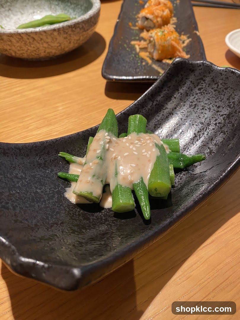 Sushi and Okra Dish