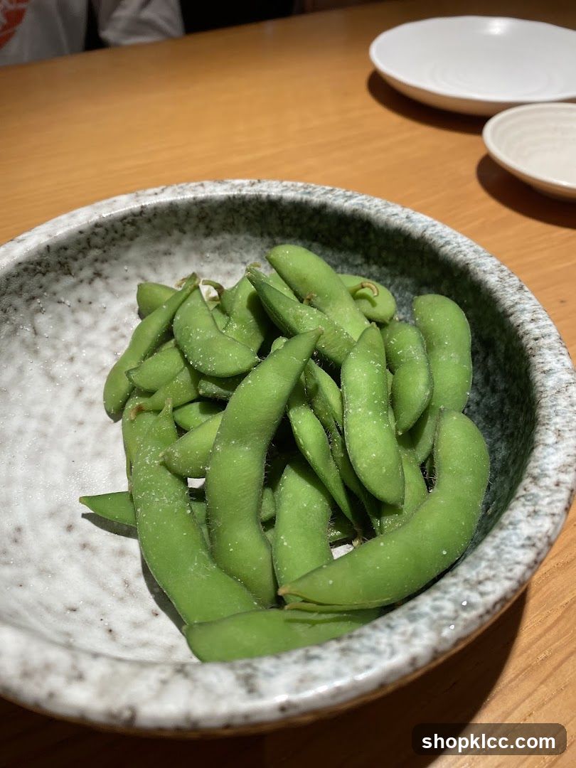 Edamame in a bowl