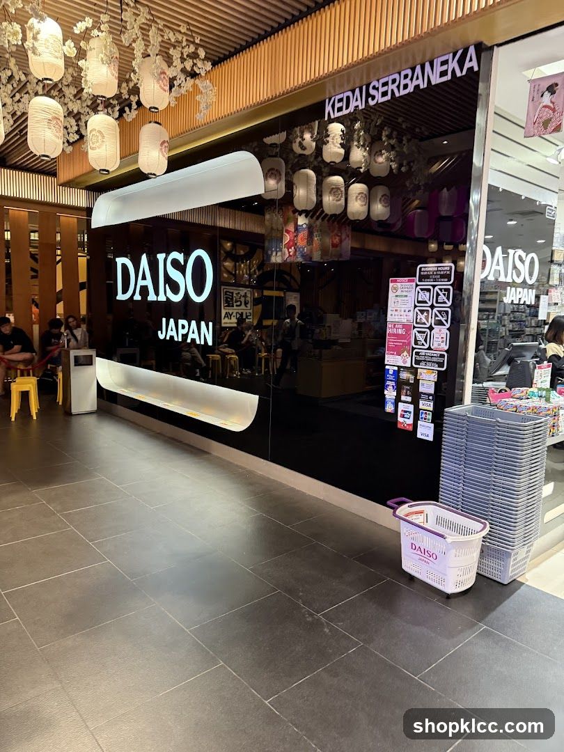 Daiso Japan Store Interior