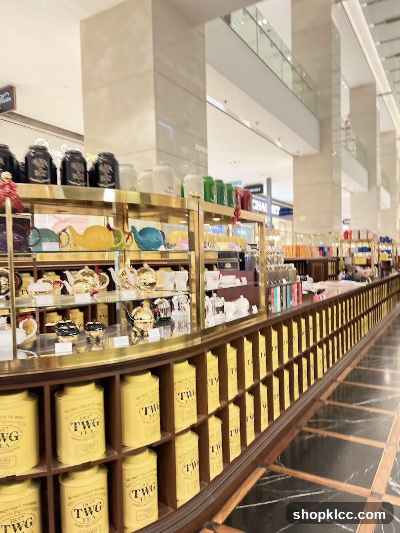 TWG Tea Shop Interior Display