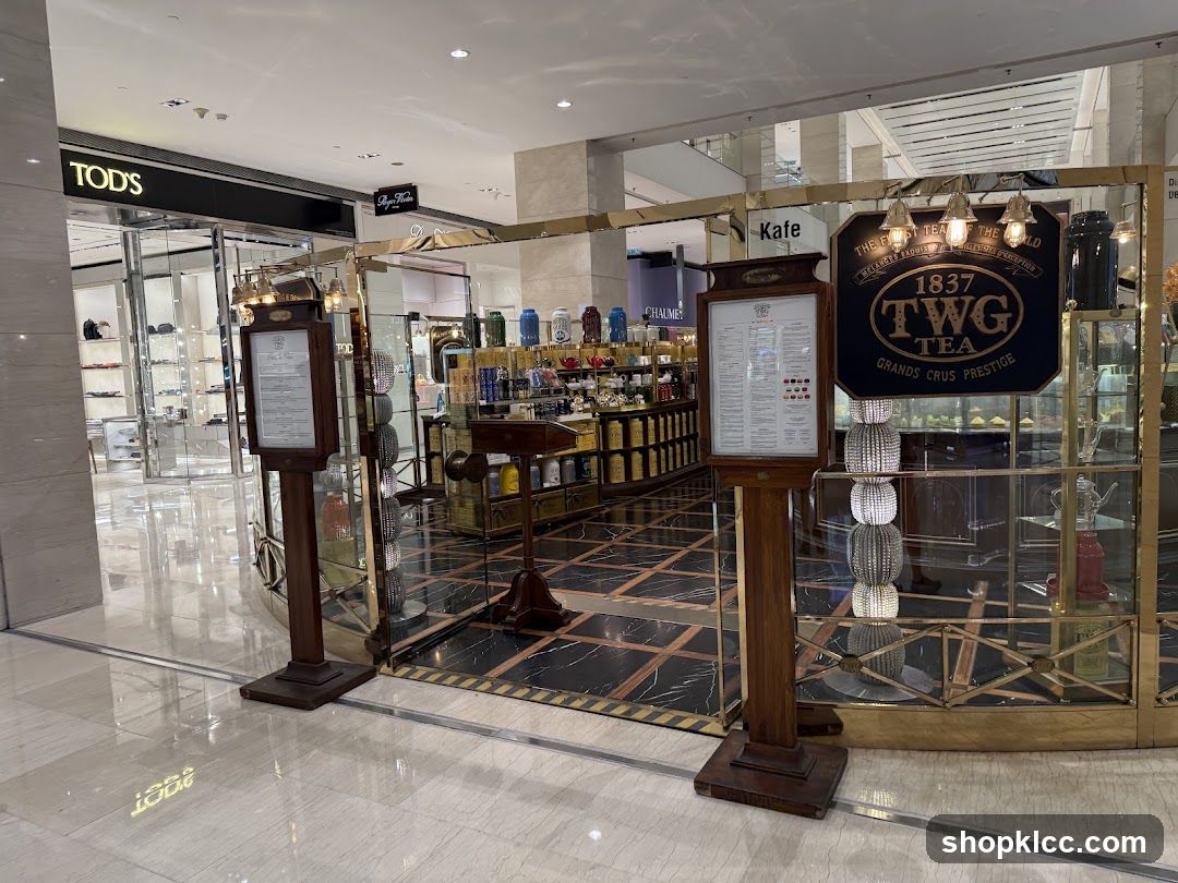 TWG Tea Store Interior View