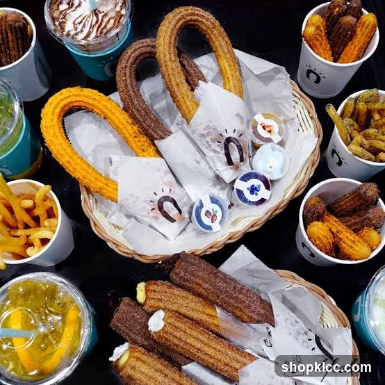 Churro and Paella Spread