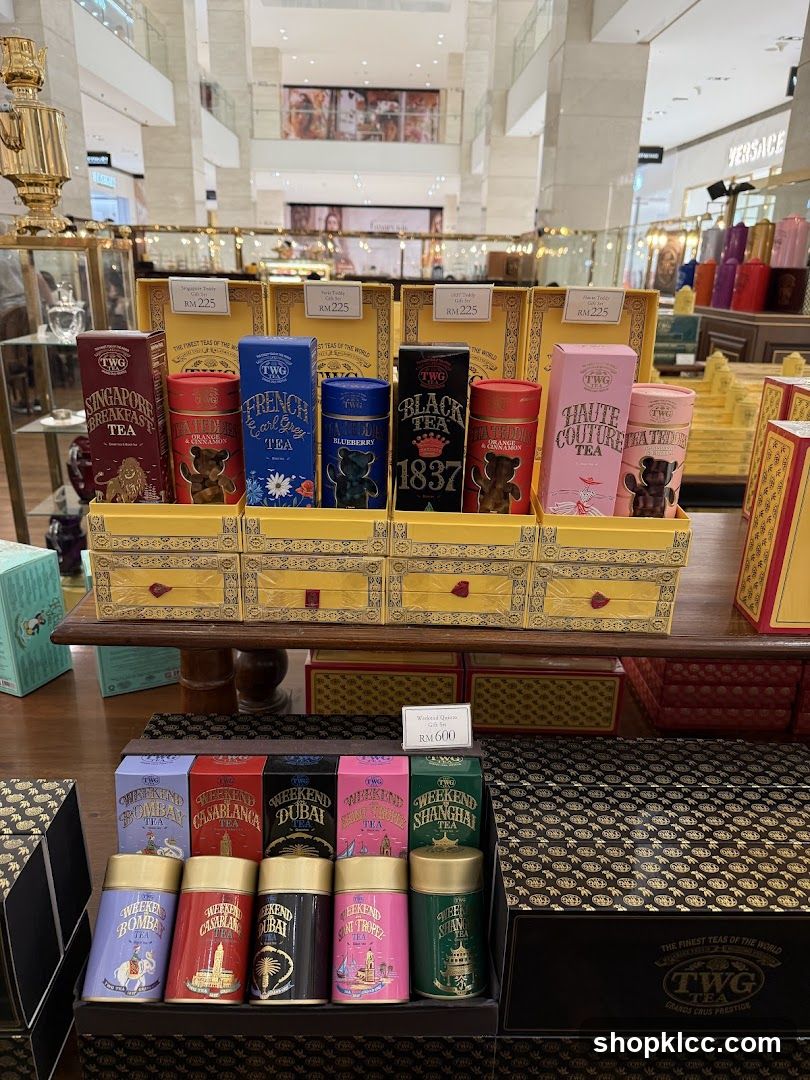Tea Display in Mall