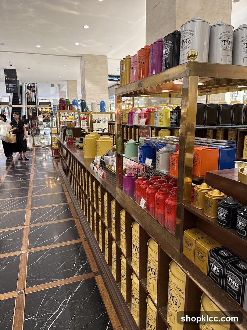 TWG Tea Shop Interior Display