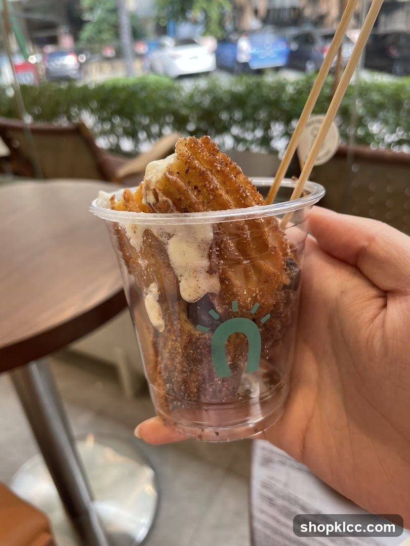 Churro Dessert in Cup