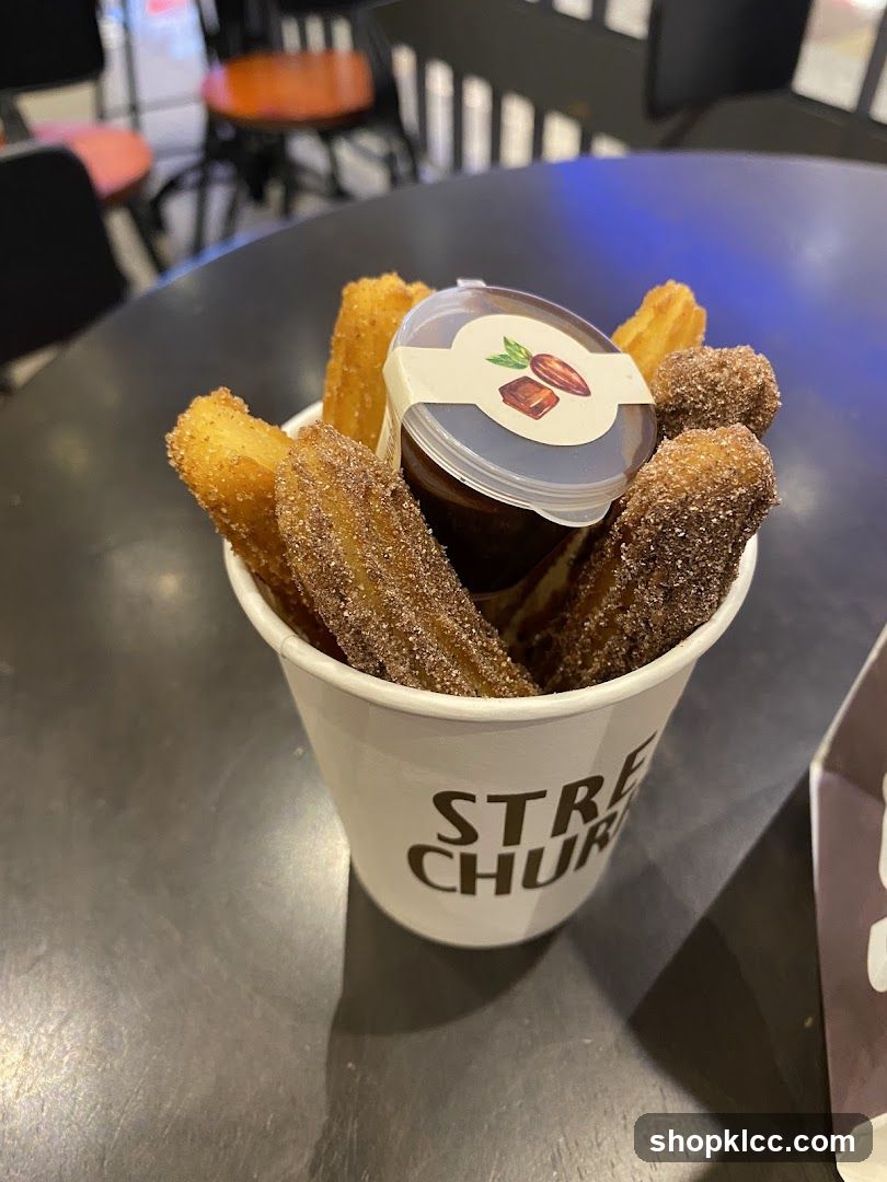 Churros with Chocolate Sauce