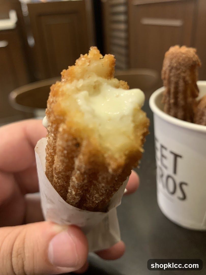 Churro with Cream Filling