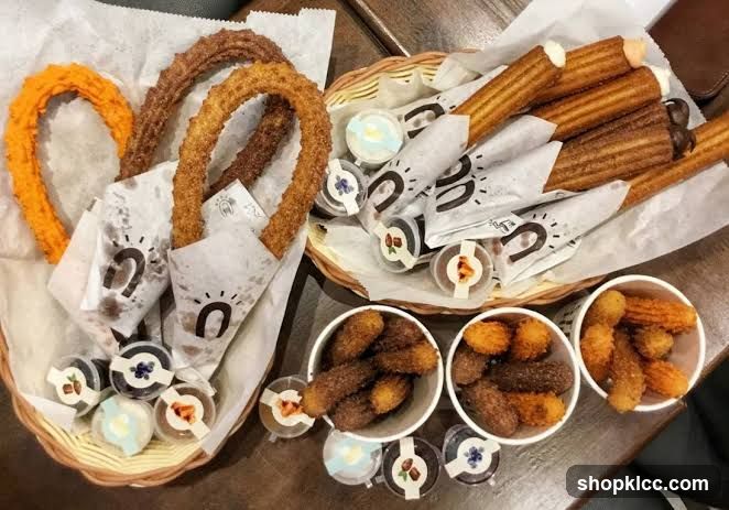 Churro and Donut Dessert Spread