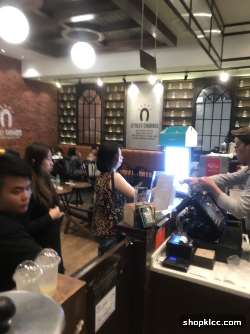 Interior of a cafe or restaurant