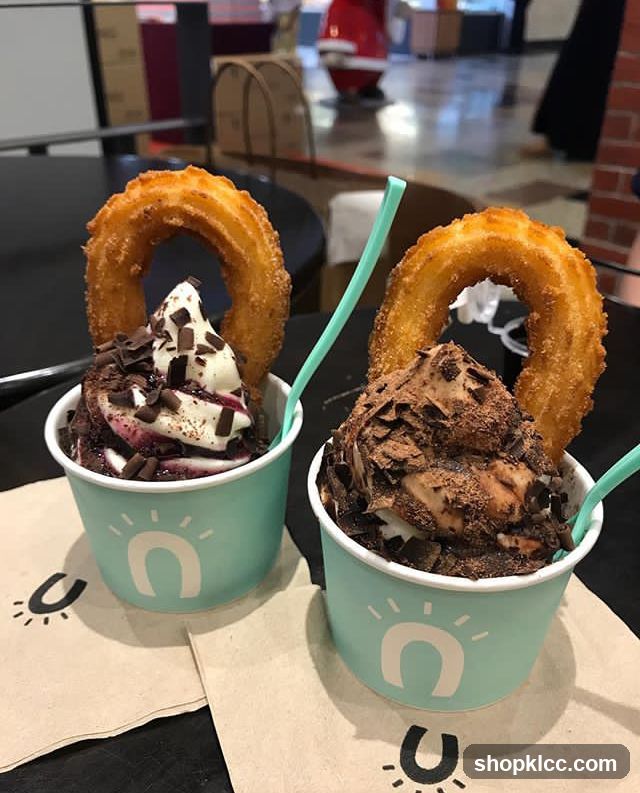 Churro Ice Cream Treats