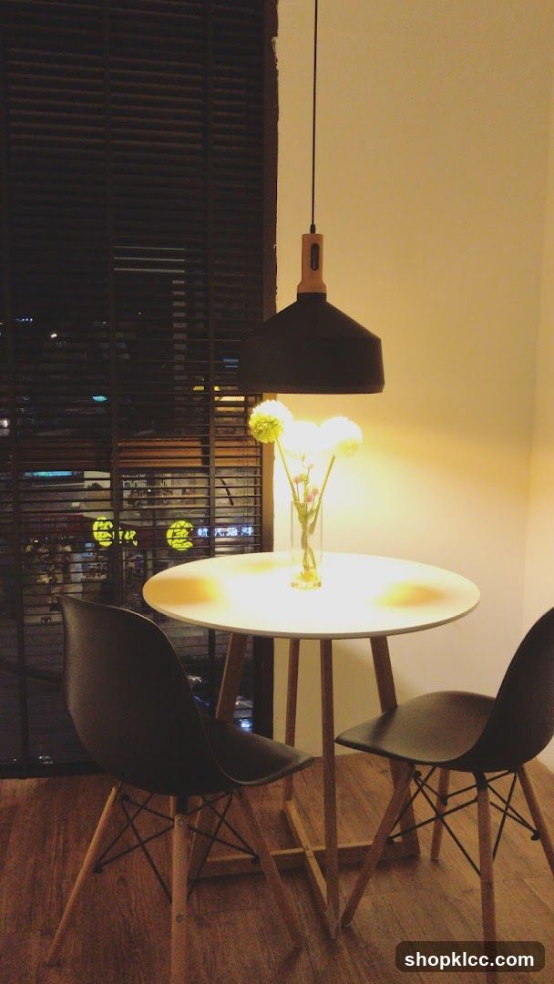 Cozy Interior with Pendant Light