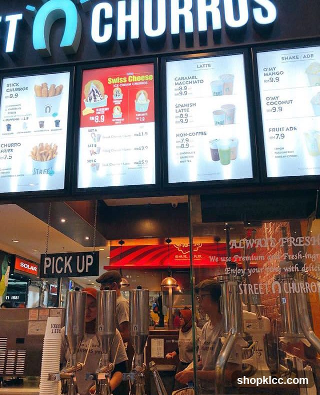 Street Churros Storefront Interior View