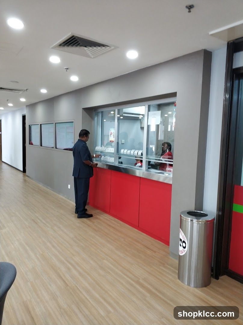 Service Counter Interior