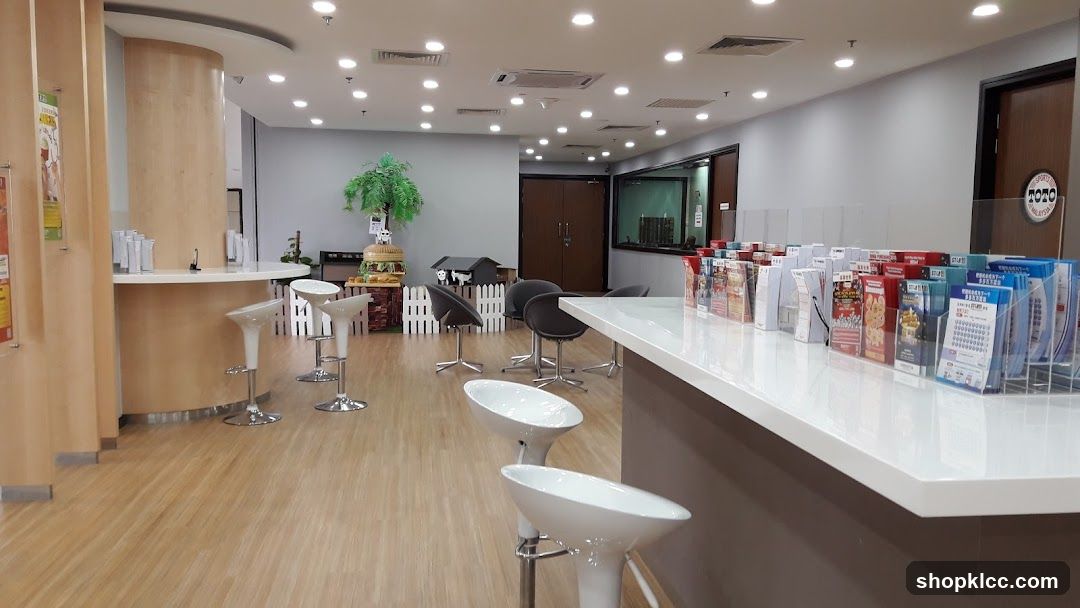 Interior of a modern reception area