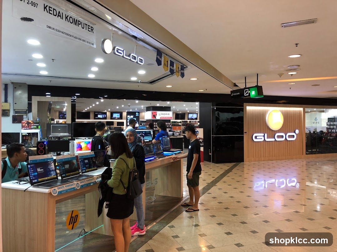 Gloo Computer Store Interior
