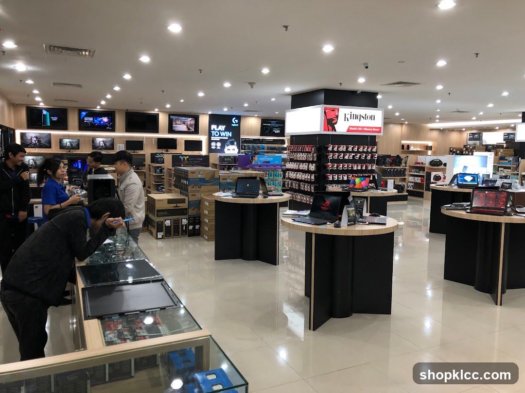 Electronics Store Interior