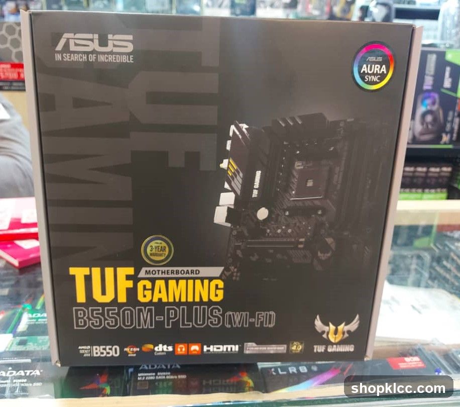 ASUS TUF Gaming B550M-PLUS Motherboard Box