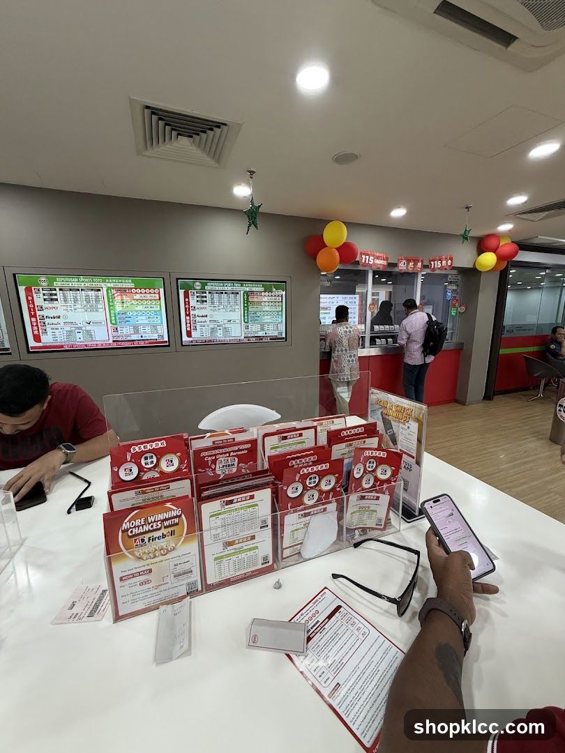 Lotto Shop Interior