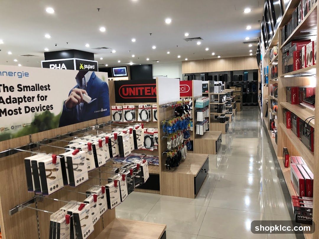 Electronics Store Interior