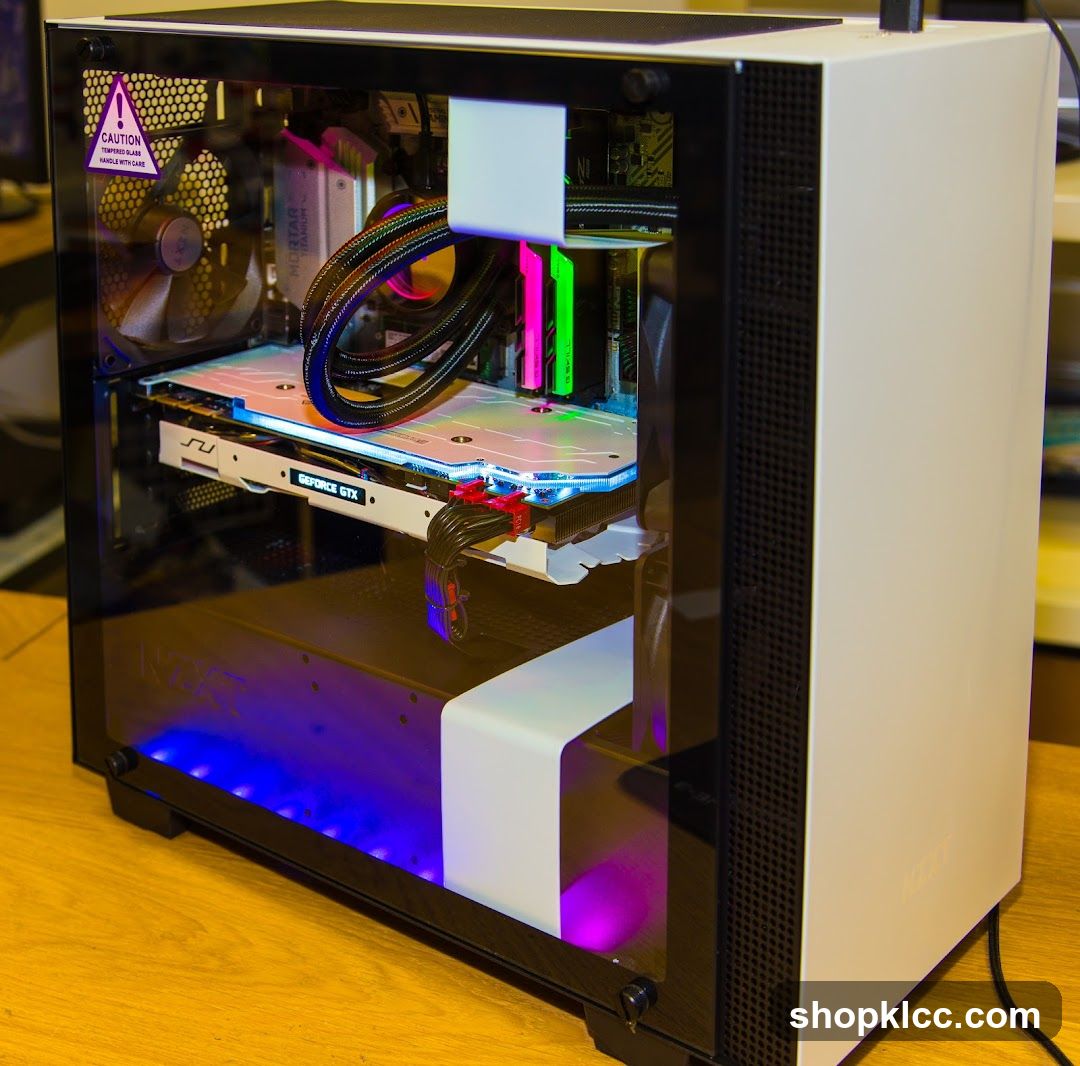 Custom PC Build with RGB Lighting