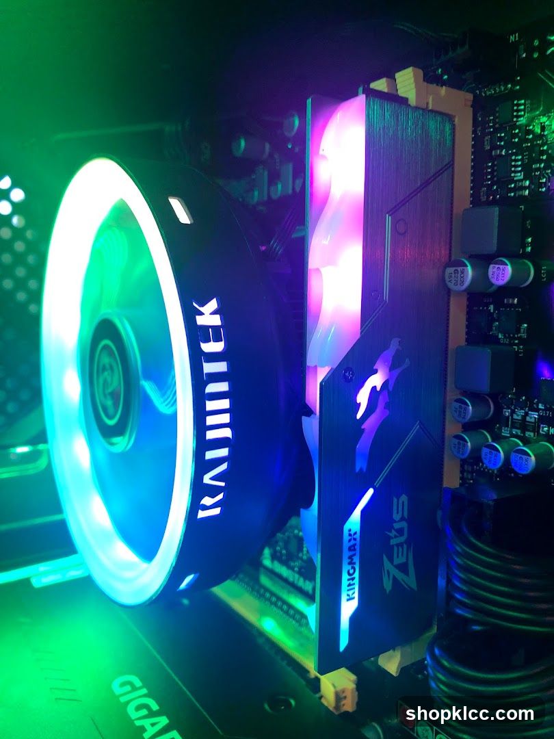RGB PC Components Close-Up