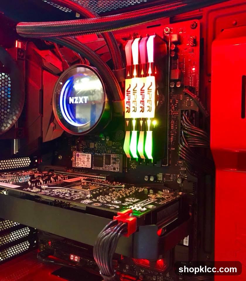 NZXT PC Build Interior