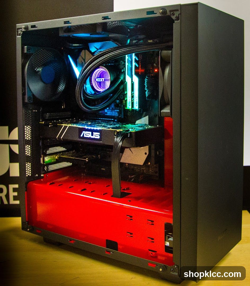 Custom PC Build with RGB Lighting